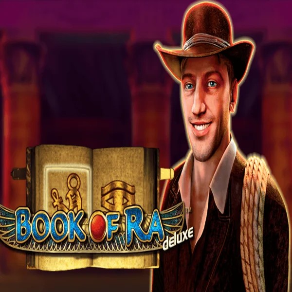 Book of Ra Deluxe by Novomatic, showcased at dragoniaa.it – game logo