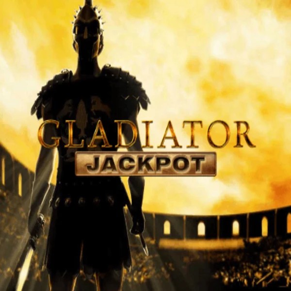 Gladiator Jackpot logo – Slots by Playtech at Dragonia Casino