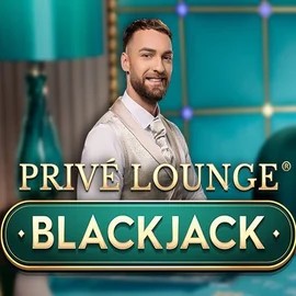 Privé Lounge Blackjack online game logo by Pragmatic Play on dragoniaa.it