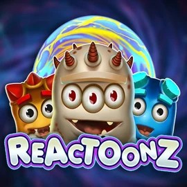 Reactoonz logo by Play'n GO Dragonia Casino