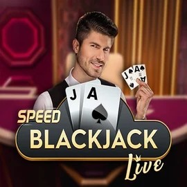 Official Live Casino logo: Speed Blackjack by Pragmatic Play at Dragonia Casino