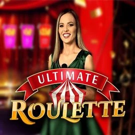 Ultimate Roulette slot logo by Ezugi at Dragonia Casino